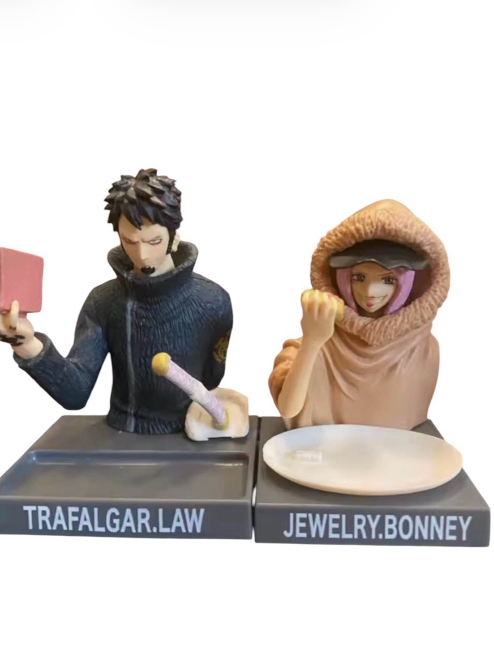 Trafalgar Law + Jewelry Bonney ONE PIECE Mini Anime Figures